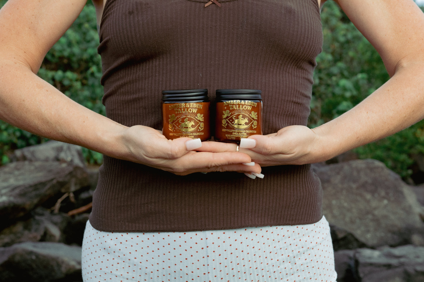 AMBER&EDEN BLUSH TALLOW (with Rose&Sandalwood Essential Oil)