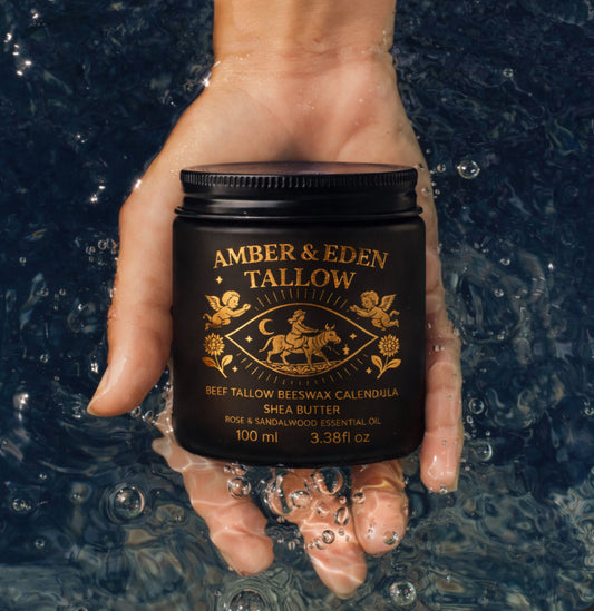 AMBER&EDEN BLUSH TALLOW (with Rose&Sandalwood Essential Oil)